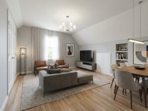 Präsentieren Sie Ihre Immobilie optimal online: Immobilie virtuell fotorealistisch einrichten spart Zeit und Kosten, schafft realistische Visualisierungen und überzeugt Käufer effektiv.